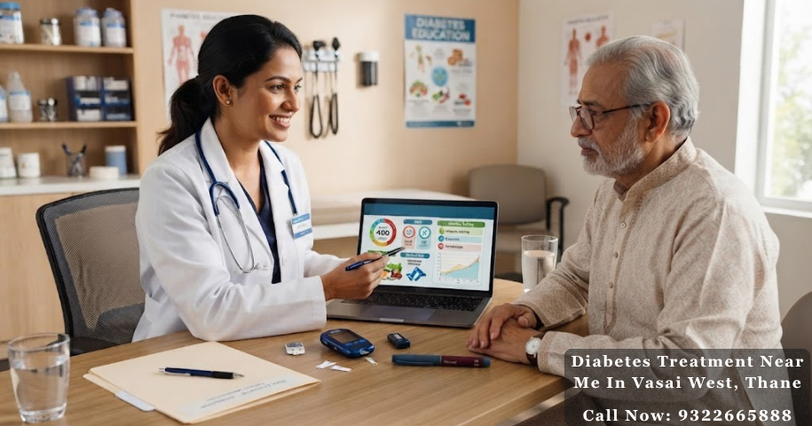Diabetes Treatment Near Me In Vasai West, Thane